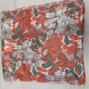 100% Polyester Floral Scarf | Made In Korea